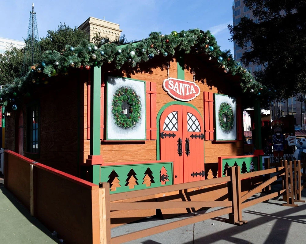 Casa de Papá Noel completa